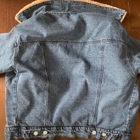 Pilcro Sherpa jean jacket from Anthropology. Size XS. - Picture 3 of 7